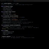 GitHub Actions pipeline output showing BatchLab processing steps with timing and quality scores