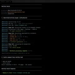 Netlify deploy log showing BatchLab running as a build plugin during production deployment