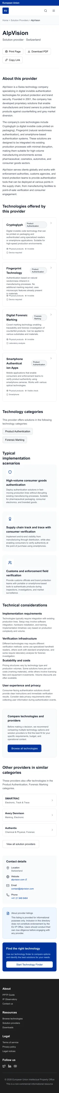 Solution provider detail page mobile